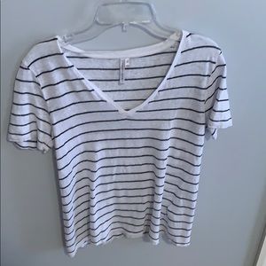 striped banana republic top
